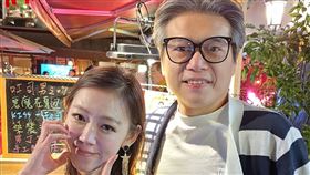 裴琳（左）與製作人汪冠瑋相識多年。（圖／記者鍾智凱攝影）