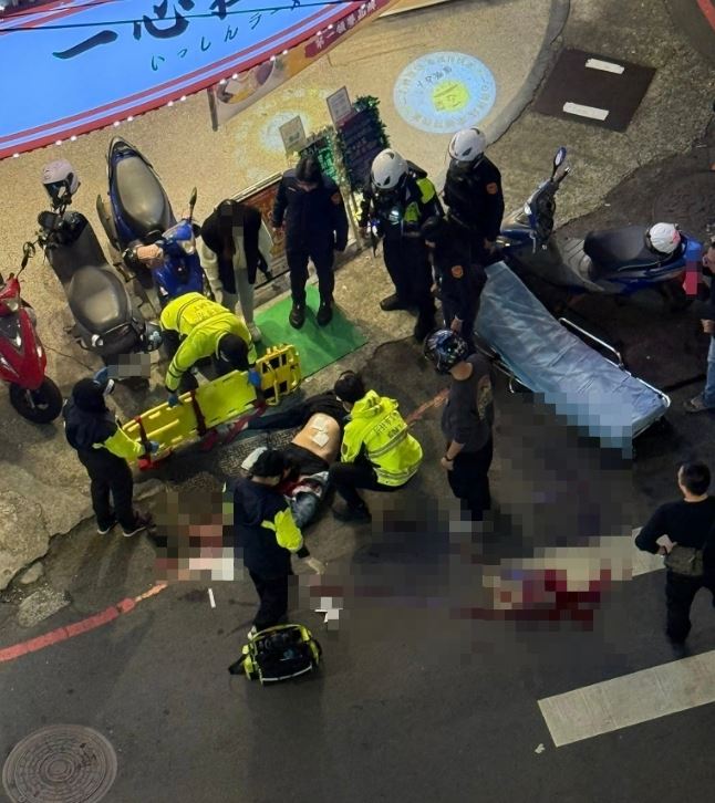 板橋2名男子因走路碰撞起口角,其中1人慘遭對方持刀猛刺。(圖/翻攝自我是板橋人臉書)