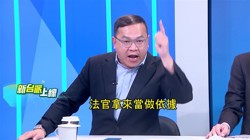 王義川對高院法官拿立院回函作判決依據相當不滿。(圖/新台派上線)