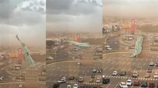 巴西暴風！吹毀自由女神像　驚險過程曝光