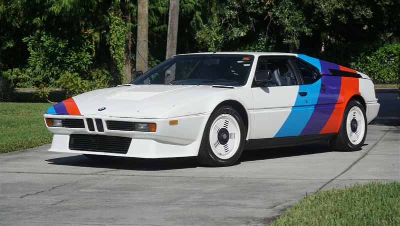 Niki Lauda的BMW M1即將登上拍賣會。（圖／翻攝Mecum網站）