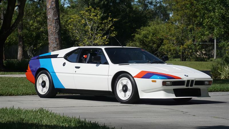 Niki Lauda的BMW M1。（圖／翻攝Mecum網站）