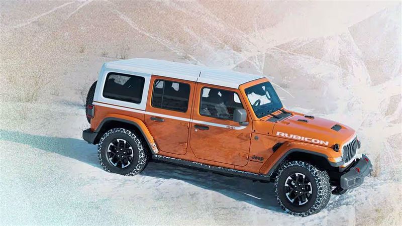 Rubicon車型多了白色引擎蓋貼紙。（圖／翻攝Jeep網站）