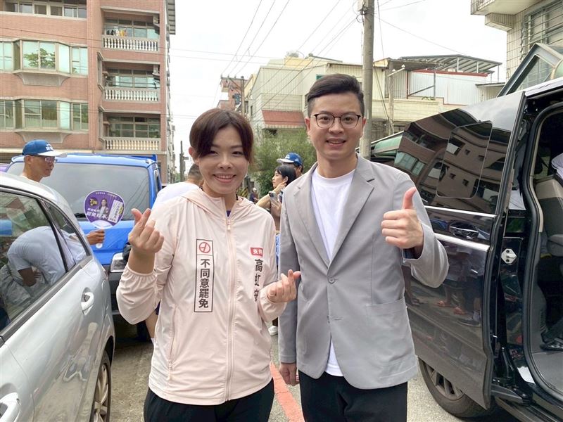 凌濤貼出與高虹安合照（圖／翻攝自凌濤臉書）