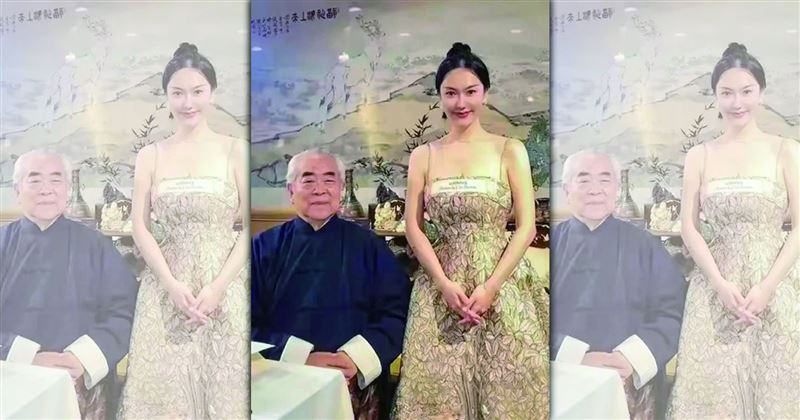 中國國畫大師范曾和小50歲嫩妻再婚，卻遭嫩妻賤賣80幾億的藝術品。（圖／微博圖片）