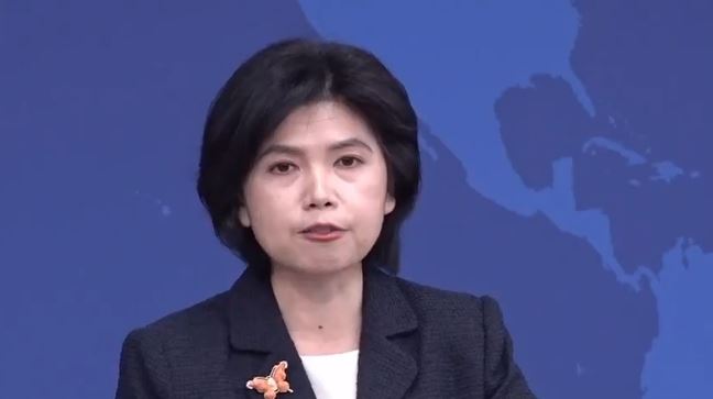 國台辦發言人朱鳳蓮主持例行記者會（圖／翻攝畫面）