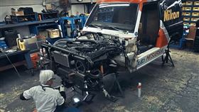 1985年三菱Pajero Evolution冠軍車。（圖／翻攝Mitsubishi網站）