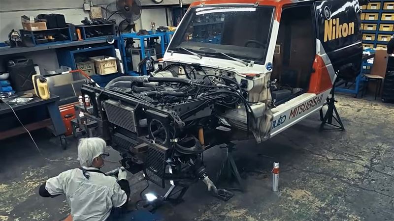 維修工程三菱選擇尊重歷史,而非抹去痕跡。(圖/翻攝Mitsubishi網站)