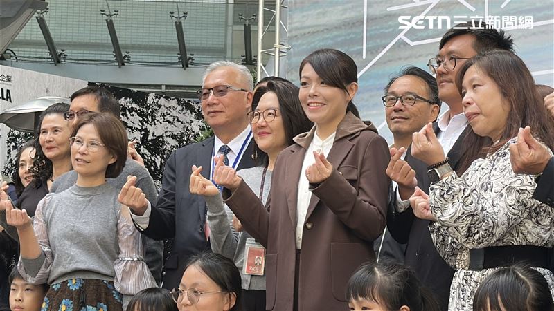 停職中的新竹市長高虹安，今（17日）出席二審宣判後的第一個行程。（圖／記者羅欣怡攝影）