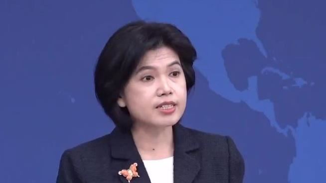 國軍去中心化作戰，中共國台辦發言人朱鳳蓮回應「以武謀獨」是蚍蜉撼樹。（圖／翻攝畫面）