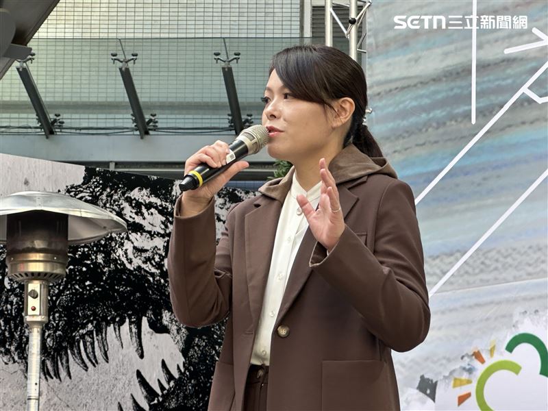 高虹安出席二審宣判後的第一個行程。（圖／記者羅欣怡攝影）