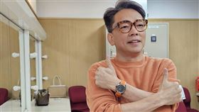 詹惟中今天錄影受訪。（圖／記者蔡維歆攝影）