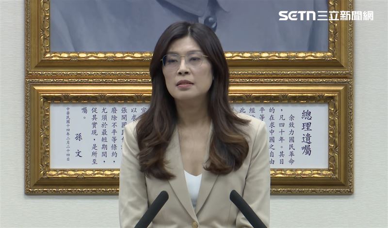 國民黨主席鄭麗文中常會談話（圖／記者詹宜庭攝影）