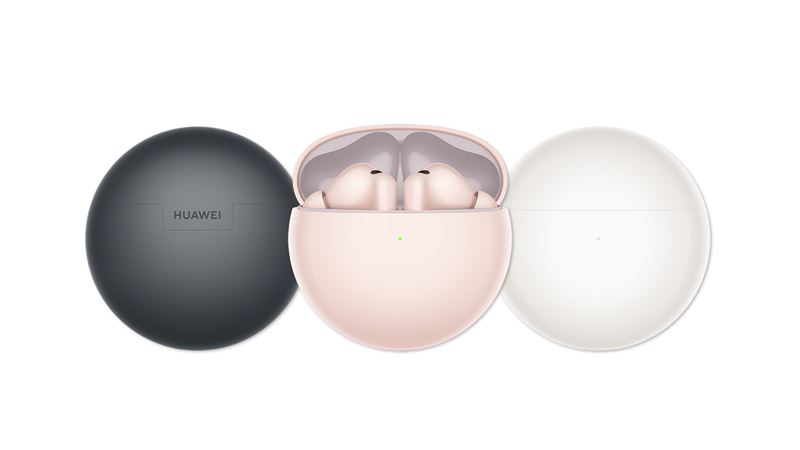 HUAWEI FreeBuds 7i提供深空灰、貝母白、櫻語粉三種配色。（圖／品牌業者提供）