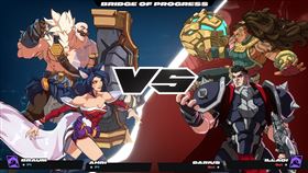 《2XKO》以《英雄聯盟》符文之地為世界觀，玩家可挑選兩名英雄，使用換手系統在戰鬥中自由切換，透過技能組合與時機判斷構築多變攻守節奏。（圖／電信業者提供）