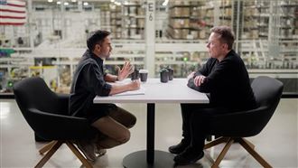 全球首富、特斯拉執行長馬斯克直言未來最具關鍵性的領域將是AI與機器人技術，「如果真的要買，我會選擇與我自己無關的AI與機器人相關公司。」（圖／翻攝自YT＠Nikhil Kamath）