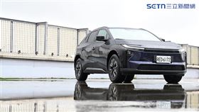 Toyota bZ4X電動休旅車。（記者鍾釗榛攝影）