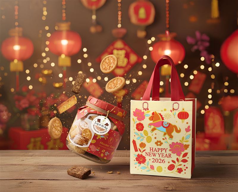 招牌手工餅乾-三合一（罐）。（圖／方師傅點心坊提供）