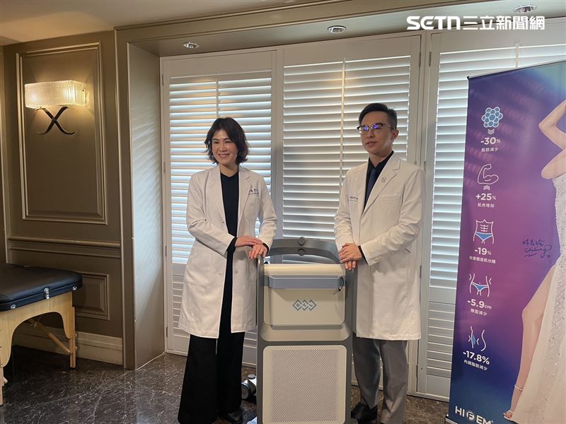 醫師陳君琳、鄭黃中宇。（圖／記者蔣季容攝影）