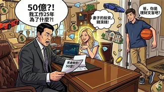 被兒子「一句話」酸醒！父發憤理財賺上億