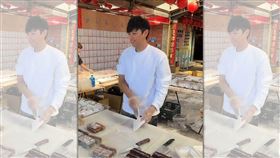 游勝綸過去在東湖市場販售涼糕而被網友封為「東湖市場天菜涼糕哥」。（翻攝自涼糕哥IG）