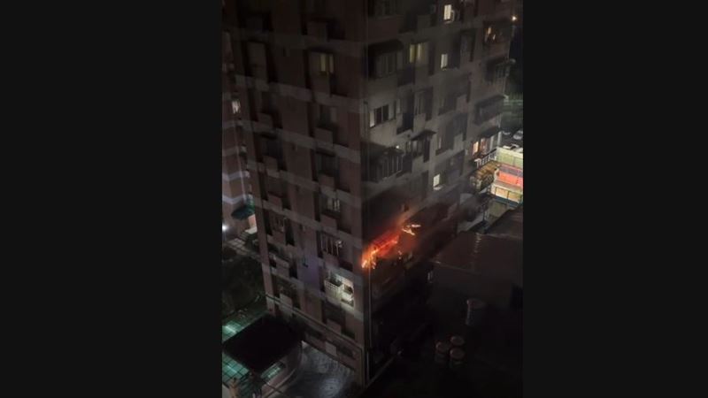 汐止某社區深夜大火!火光爆炸聲居民嚇壞