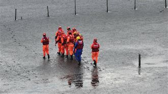 台中警釣魚不慎落水　伸港海灘尋獲遺體