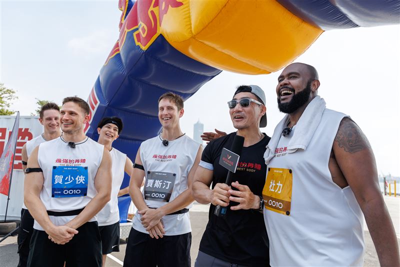 洋將組別競賽聚集來台發展的外國好友,包含美國籍的杜力跟賈斯汀,以及瑞典籍的方馬丁、德國籍的賀少俠,還有日本籍的一樹。(圖/好看娛樂提供)