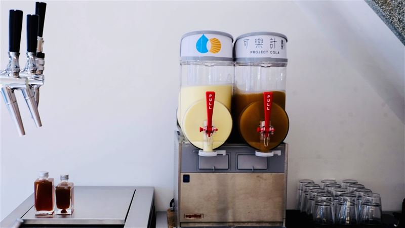 台南Project Cola可樂計劃雪泥機。(圖/品牌業者提供)