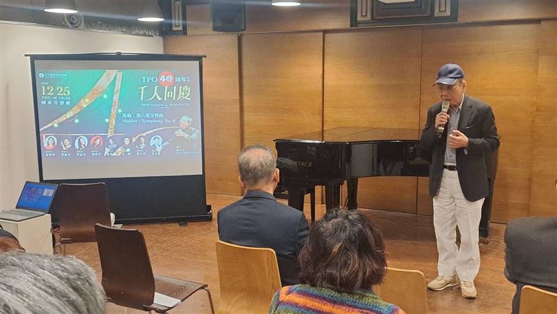 愛妮雅集團董事長陳威中長期投入藝文領域，支持台北愛樂管弦樂團各項演出與製作。（圖／記者攝）