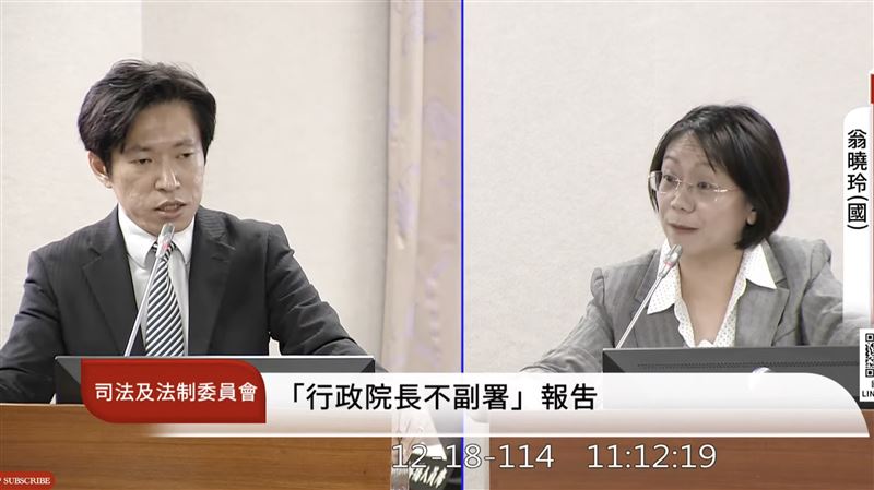 翁曉玲追問年改!張惇涵拿「他」論點回嗆