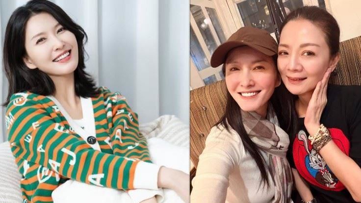 徐潔兒(左),近日低調返台參加好友高欣欣(右)婚禮,意外曝光近況,凍齡狀態立刻引發網友關注。(圖/翻攝自徐潔兒IG、高欣欣FB)