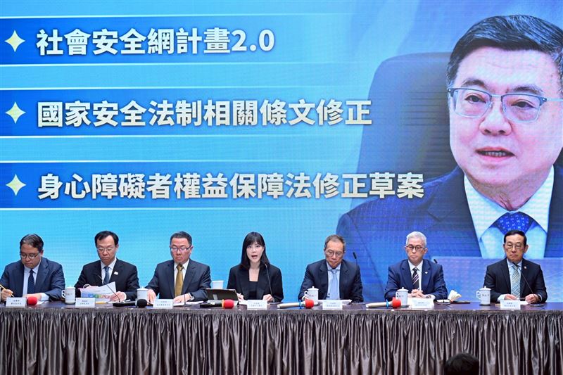 行政院院會會後記者會。（圖／行政院提供）