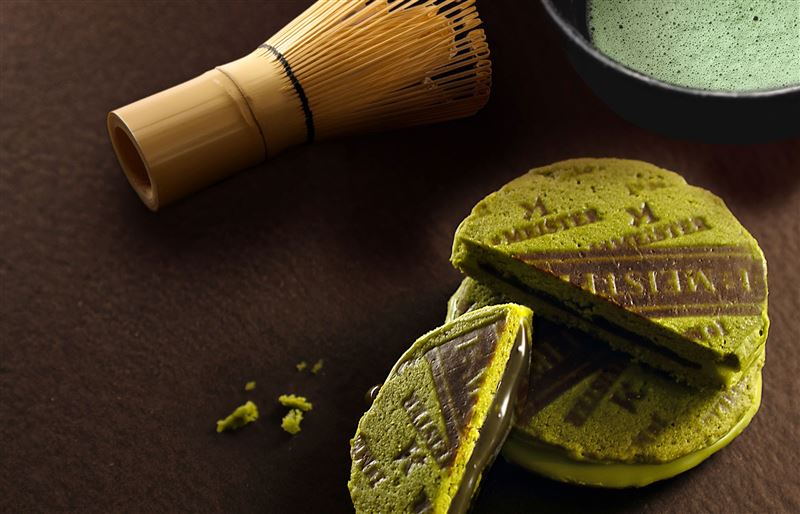 抹茶夾心餅乾。(圖/品牌業者提供)