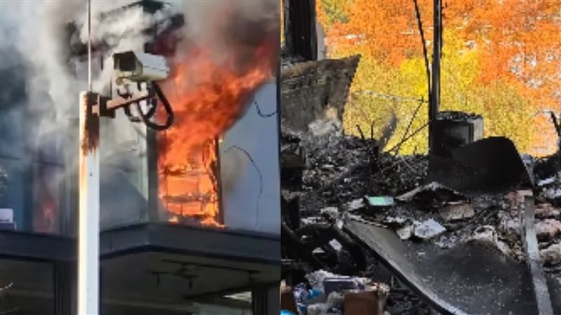 5歲童家中玩打火機 豪宅瞬間被燒成廢墟