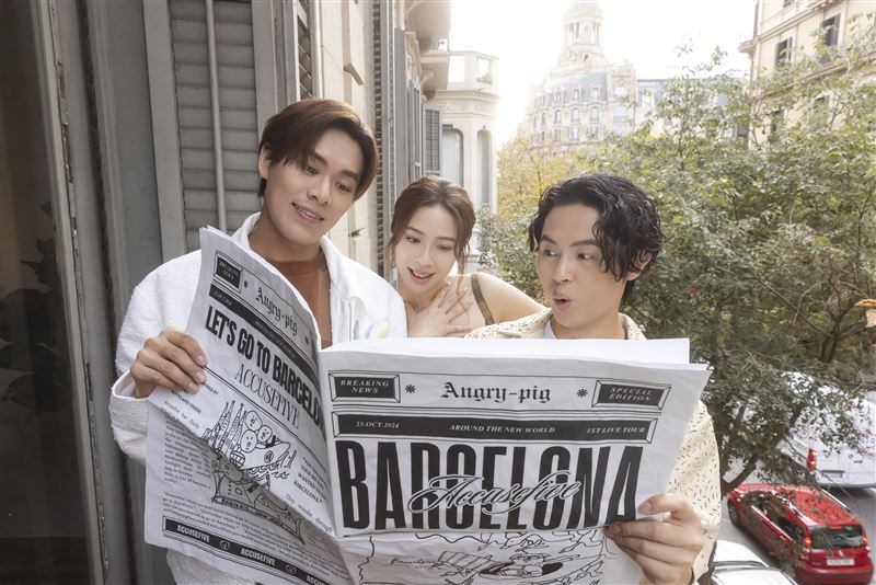 告五人歐洲街頭目睹路人遭竊。(圖/相信音樂提供)