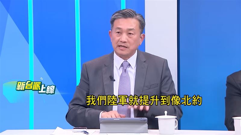 王定宇指出。我國陸軍如果添購TAK系統,就能提升到北約、以色列的等級。(圖/新台派上線)