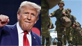 美國總統川普，台灣國軍。（組圖）