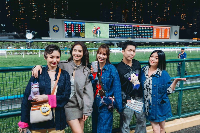本週前進香港,鮮肉導遊派翠克,帶領苗可麗、花花、曾莞婷、周曉涵,暢遊香港!(圖/東森綜合台提供)