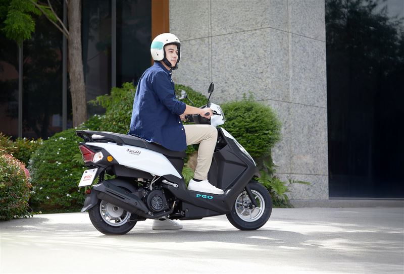 PGO威125油電機車。（圖／PGO提供）
