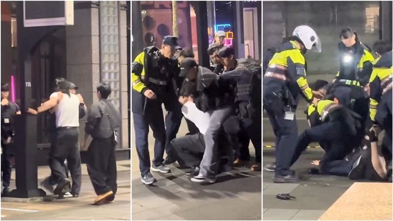 眼紅她跟別人走在一起！健身教練失控打人