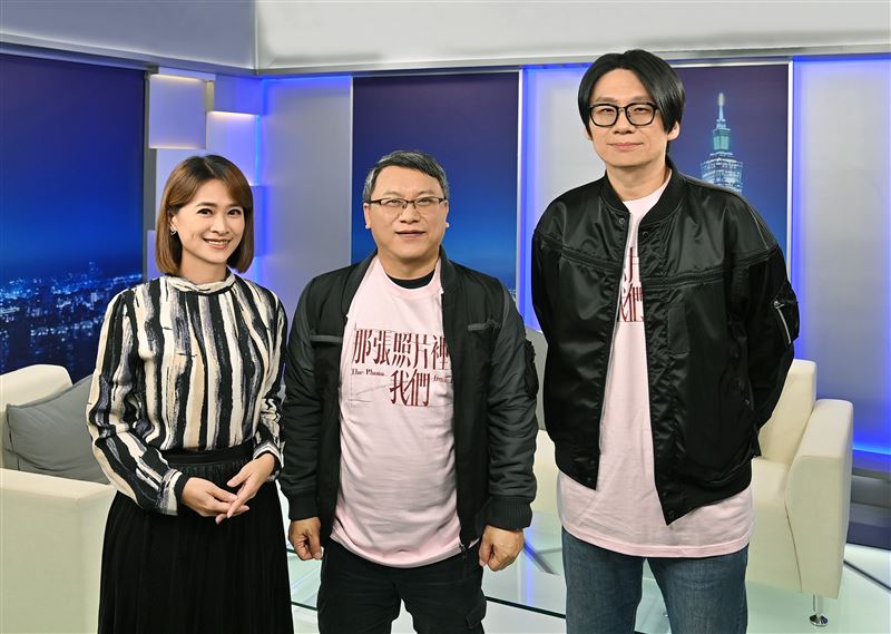 湯昇榮(中)、鄭乃方(右)接受訪問，左為主持人侯乃榕。(圖／台視提供)