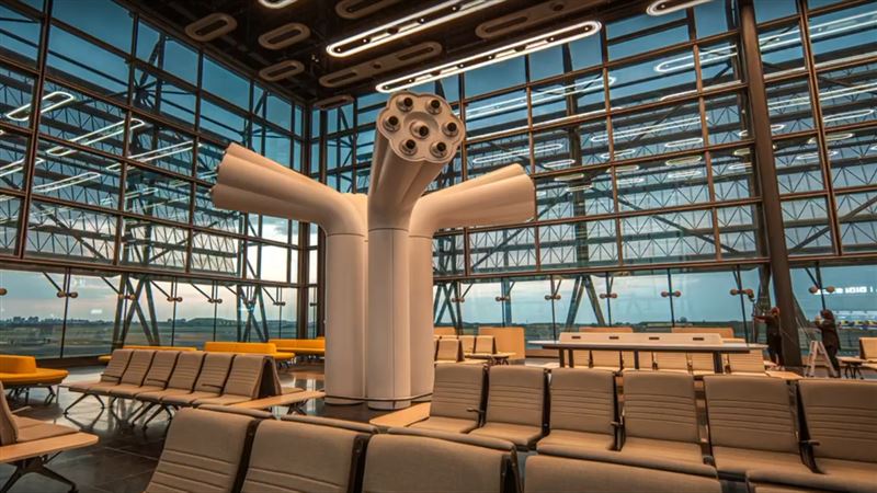 桃園機場第三航廈北廊廳。（圖／桃園機場公司提供）