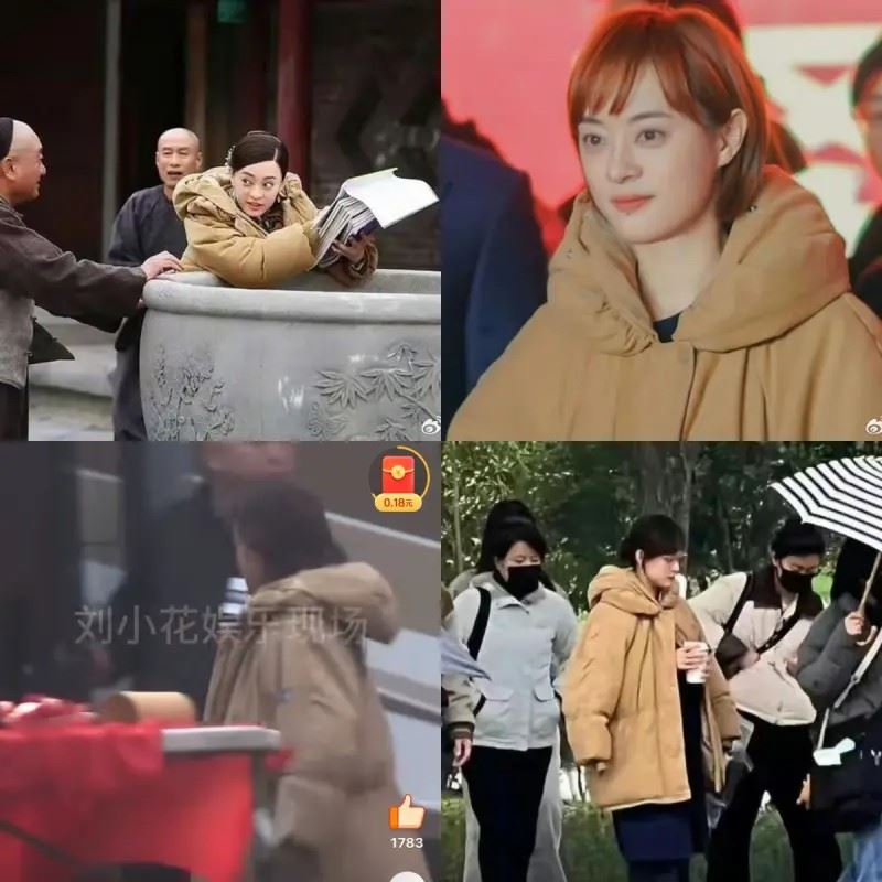 孫儷是演藝圈環保清流，一件衣服穿15年，網友感嘆：「比我感情還長久...」。（圖／翻攝自劇組學姐微博）