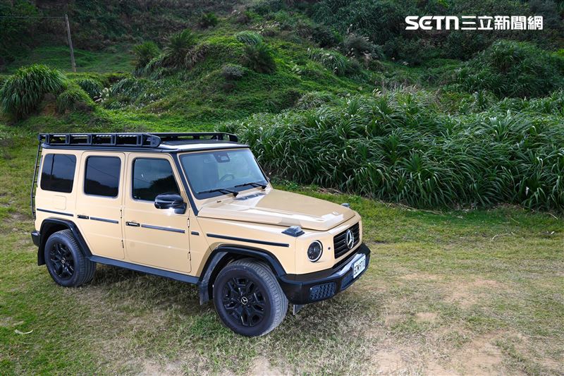 賓士G 450 d越野車。（圖／記者鍾釗榛攝）