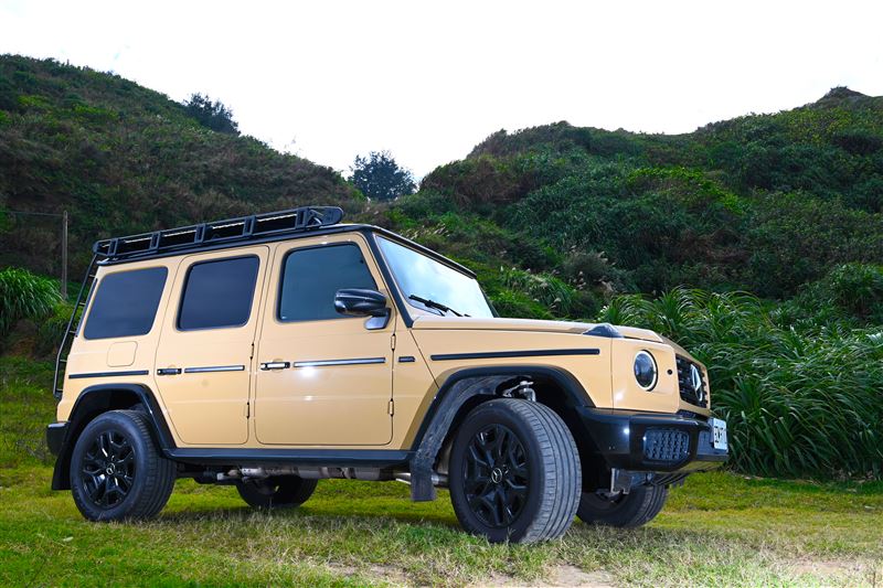 方正的外型自初代延續至今，塑造G-Class鮮明的形象。（圖／記者鍾釗榛攝）