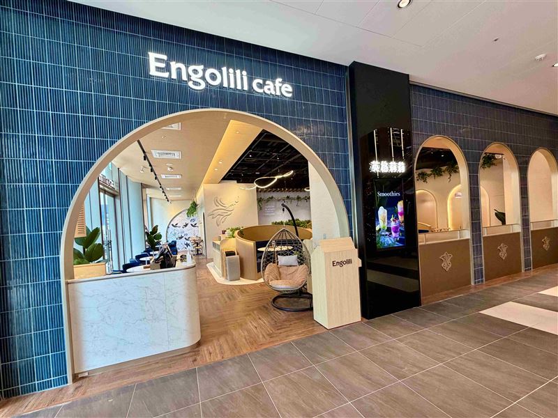 三重CITYLINK一樓的Engolili英格莉莉，空間設計延續品牌標誌性的優雅美學。（圖／品牌業者提供）