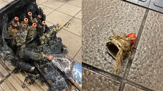 北車煙霧彈攻擊2人送醫！嫌犯自己戴面具