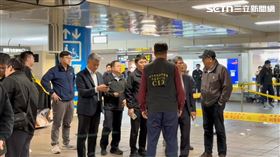 北捷,煙霧彈,台北車站,台北捷運,M7,出口（圖／翻攝畫面）
