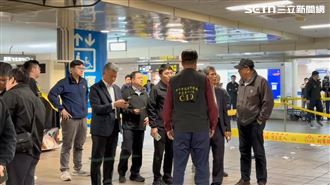 北捷,煙霧彈,台北車站,台北捷運,M7,出口（圖／翻攝畫面）